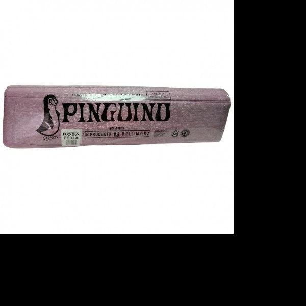 PAPEL CREPE PINGUINO ROSA PERLA 55 PZA